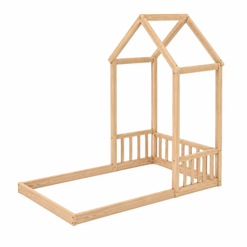 Wooden House Frame Bed for Children 200cm x 100cm