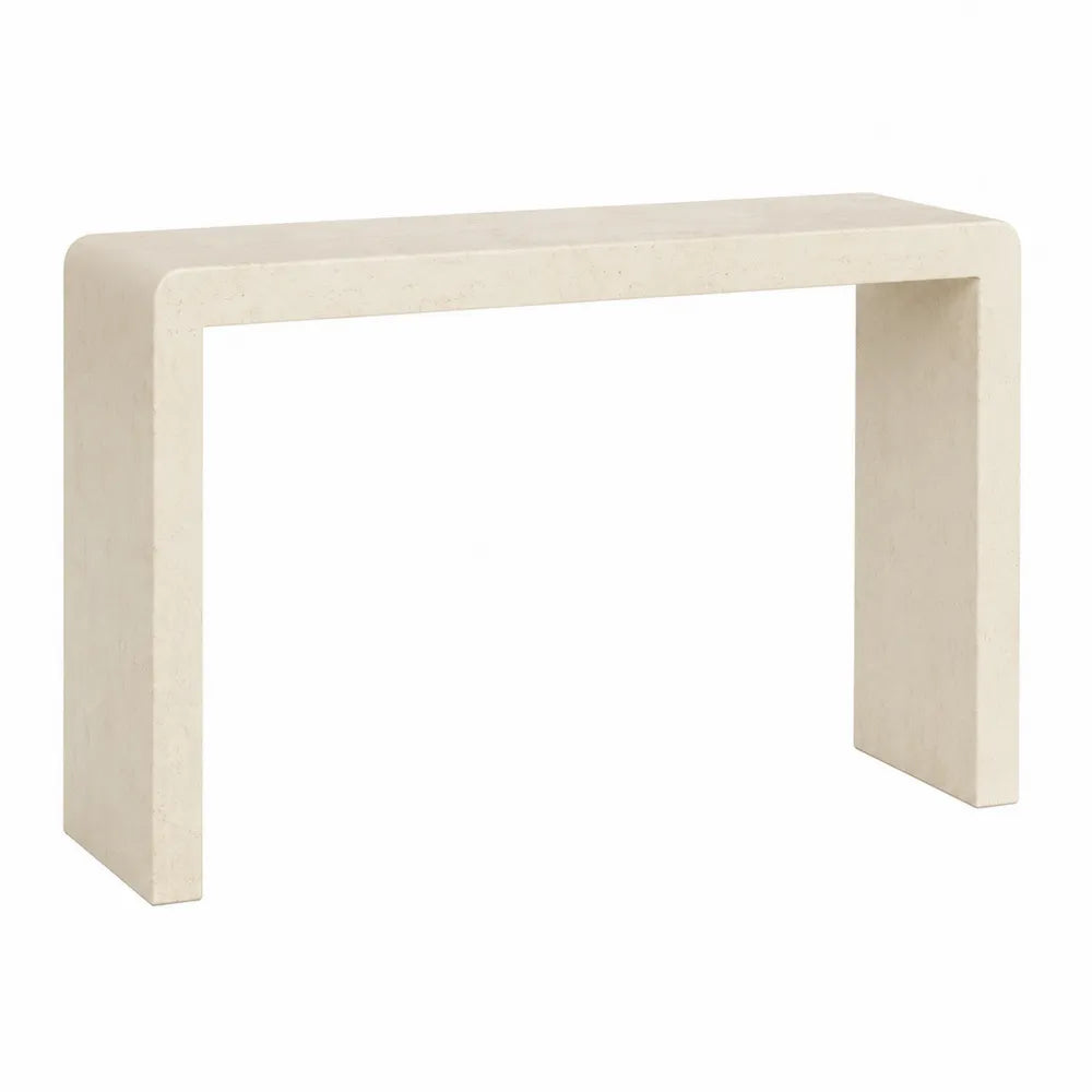 Limestone Console Table Beige 120cm x 40cm x 80cm
