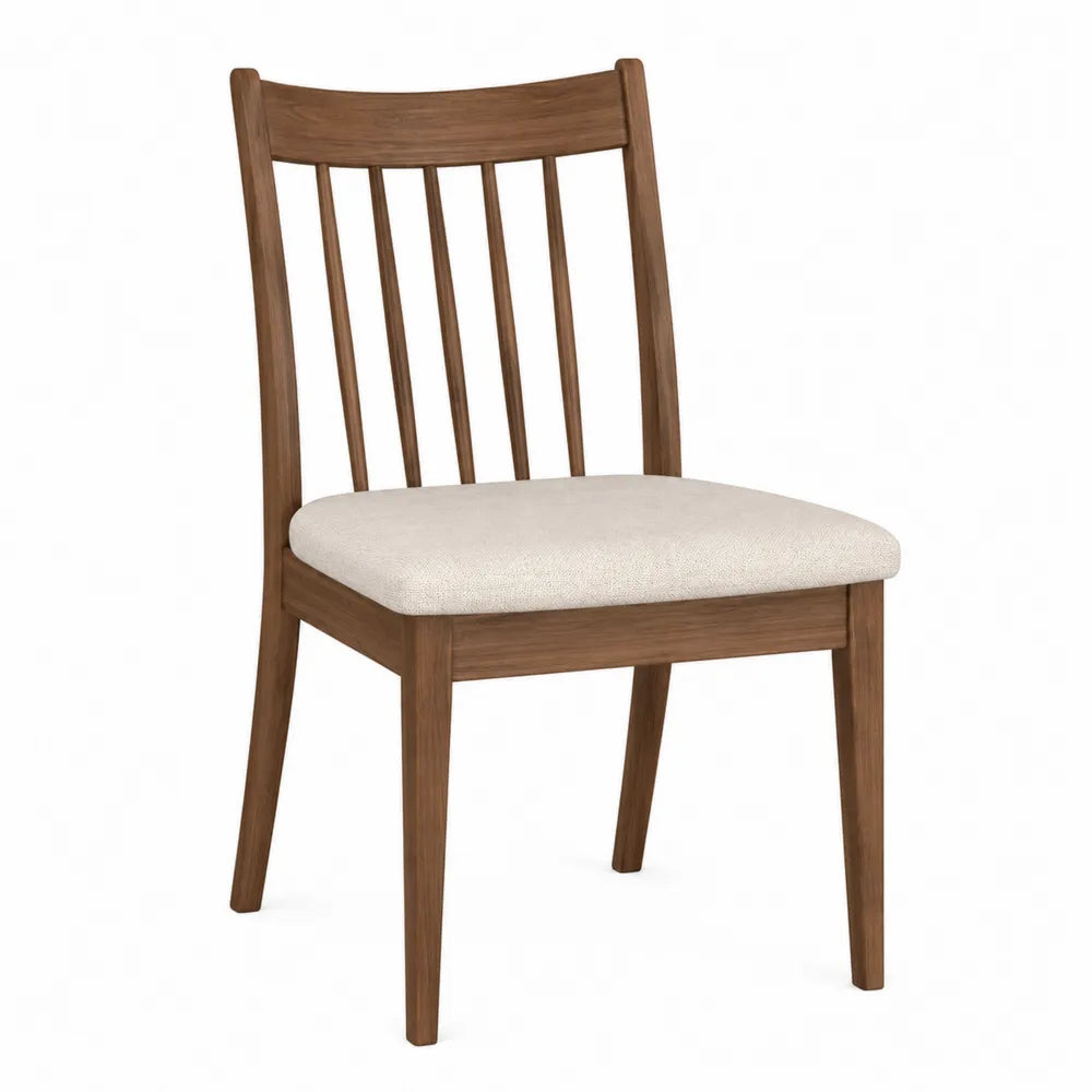 Wood Dining Chair with Cushioned Seat 45cm